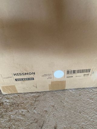 Mesa tablero blanco HISSMON/SHUNNA IKEA 
