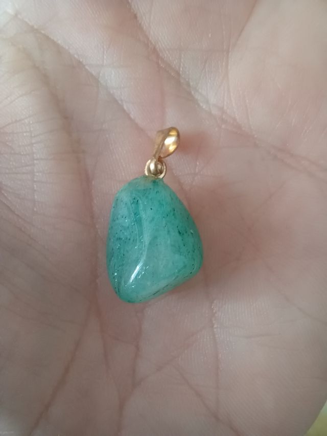 Ciondolo in quarzo verde