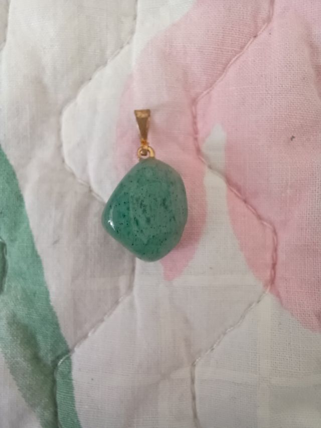 Ciondolo in quarzo verde