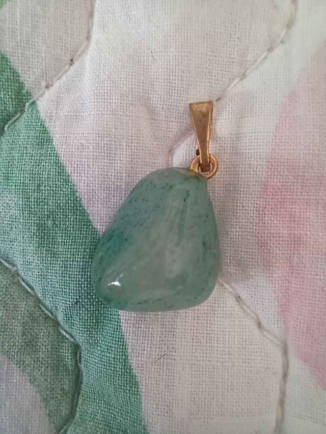 Ciondolo in quarzo verde