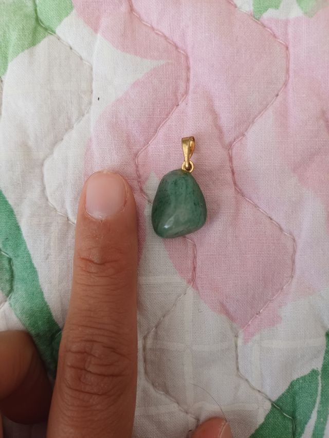 Ciondolo in quarzo verde
