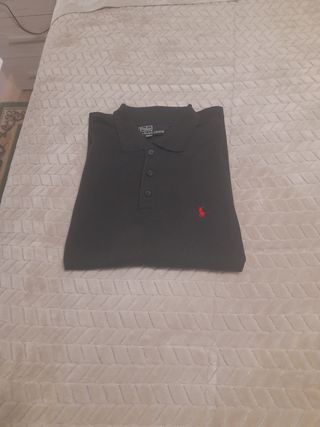 Polo negro de Ralph Lauren.  Talla XL