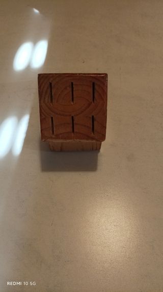 Suporte de facas em madeira