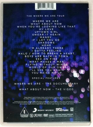 DVD Westlife: The Where We Are Tour live