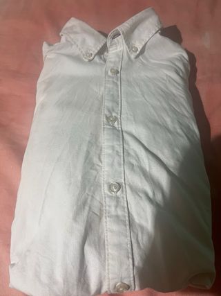 Camisa Oxford blanca hombre talla 20