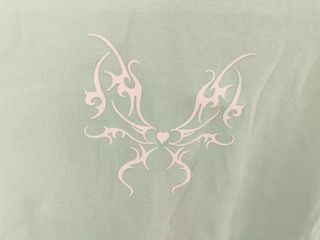 Camiseta Bershka verde talla S