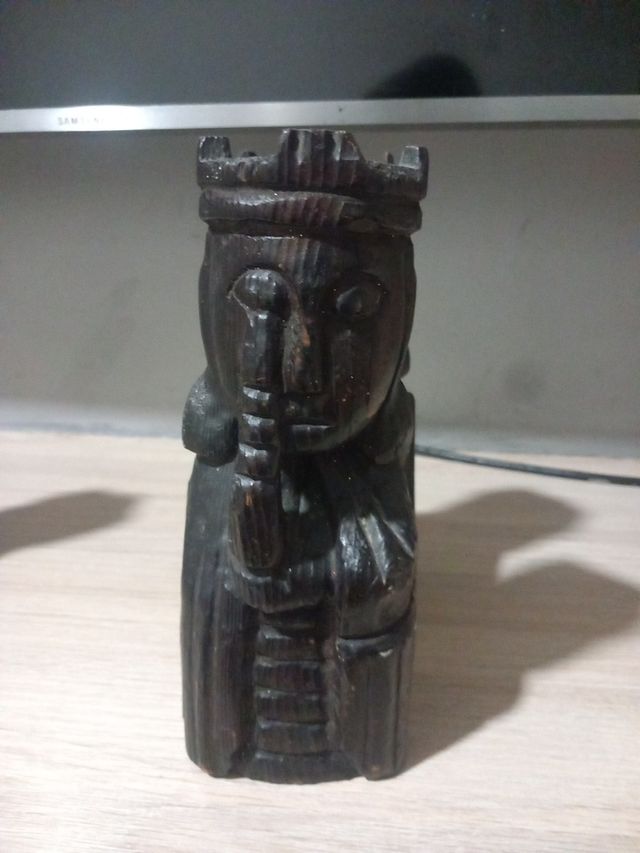 Reyes Católicos: 3 figuras madera