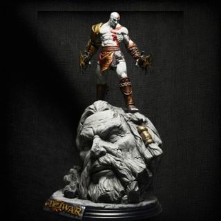 KRATOS figura del videojuego god of war pintada