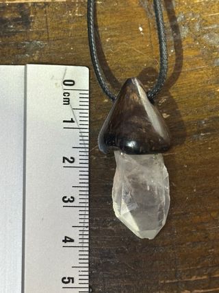 Ciondolo Bacca Quarzo Ialino