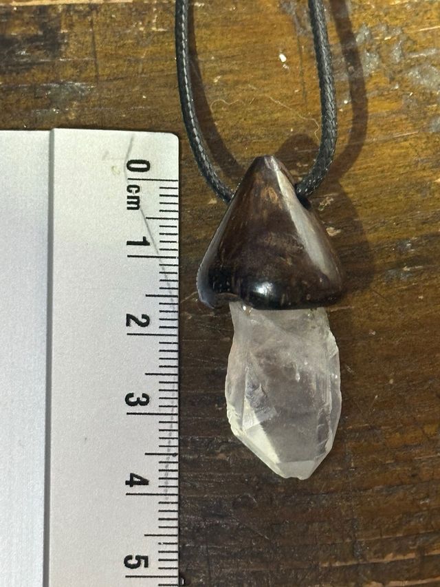 Ciondolo Bacca Quarzo Ialino