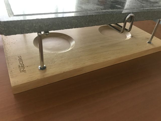 Set grill da tavolo in pietra Pedrini Design