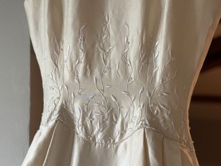 Vestido novia de seda