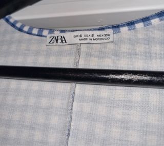 VESTIDO ZARA CUADROS