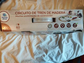 Juguete tren de madera