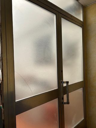 Puerta doble aluminio