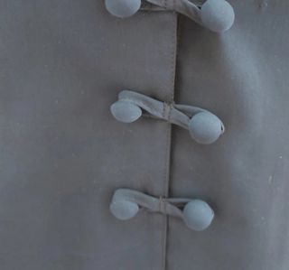 Fato saia e casaco, tipo seda