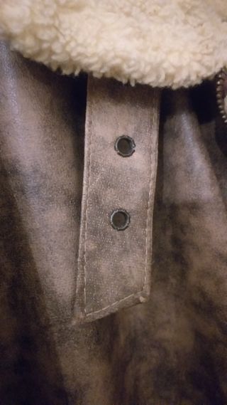 Giubbotto Full Six Marrone con Lucia beige