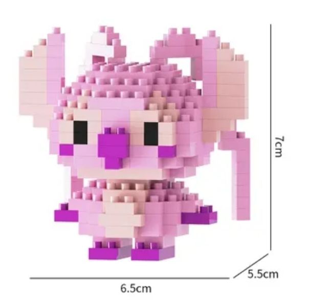 Stitch, Angel, Pikachu, Mario Bricks