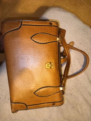 Bolso Cuero Marrón