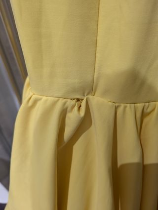 Traje de gitana flamenca amarillo