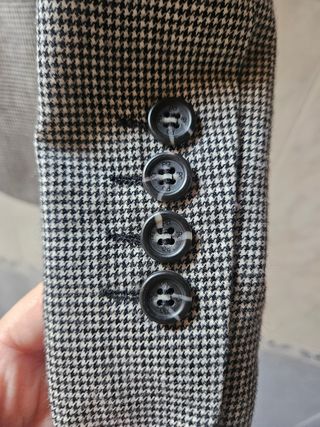 Blazer Purificación García - Negro/Gris - Talla 5