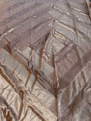 Colcha fina forrada hecha a mano