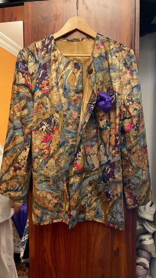 Chaqueta dorada vintage