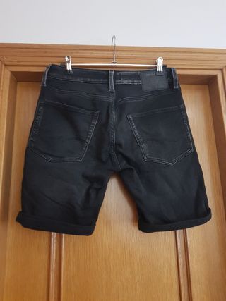 Vaquero negro corto hombre Jack  Jones T. XS