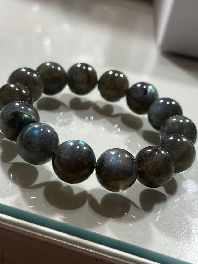 Pulsera labradorita alta calidad  