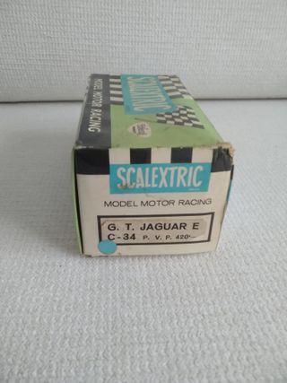 Scalextric Jaguar C 34 con caja original.