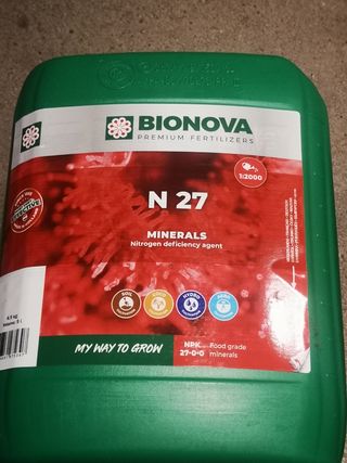 Adubo Bionova N27 Nitrogénio - 5L
