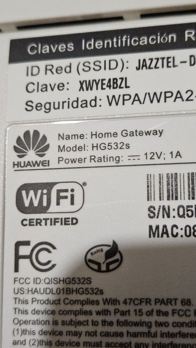 Router huawei