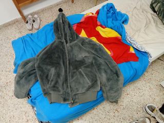 Cazadora Zara reversible gris