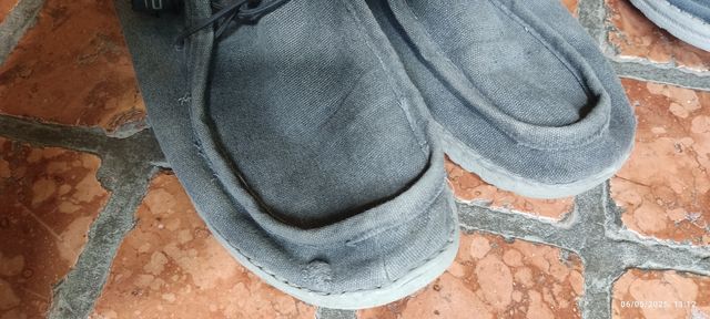 Hey Dude scarpe uomo grigio e blu usate