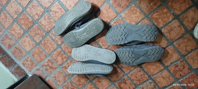 Hey Dude scarpe uomo grigio e blu usate