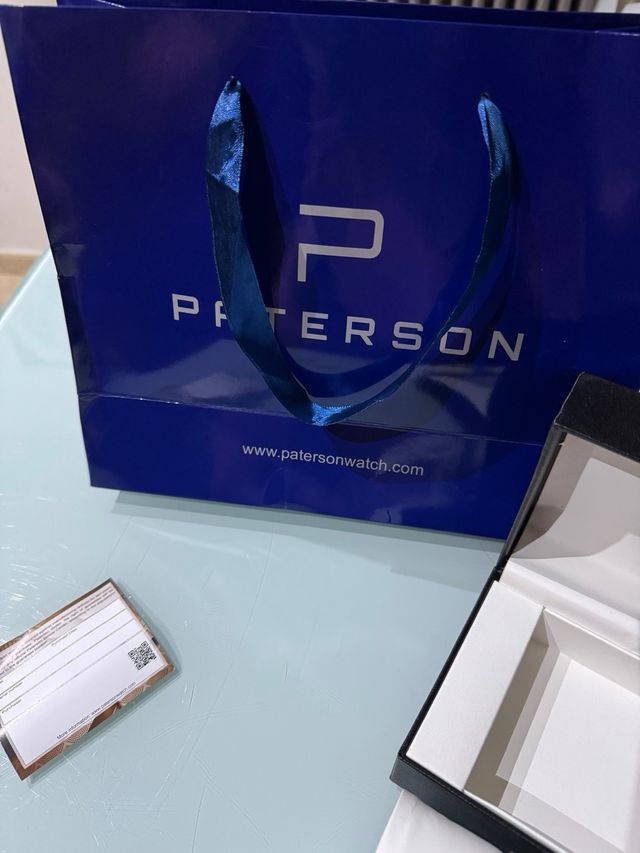 Orologio Paterson donna acciaio nero