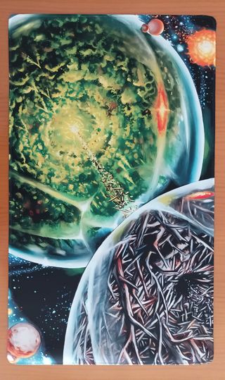 Tapete Arte Completo Crisol de Mundos Mtg