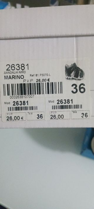 Sandalias Peke's niño azul