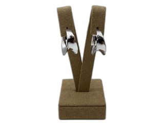 pendientes plata 925mm con piedra con circonita