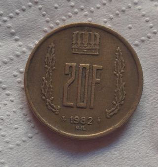 Moneda antigua Francia 20 Francos 1982