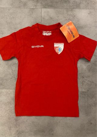 Maglietta cotone Ufficiale Mantova Calcio Taglia Perfetta per Giovani Tifosi!