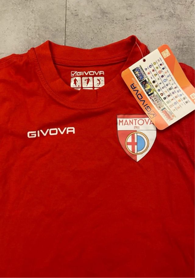 Maglietta cotone Ufficiale Mantova Calcio Taglia Perfetta per Giovani Tifosi!