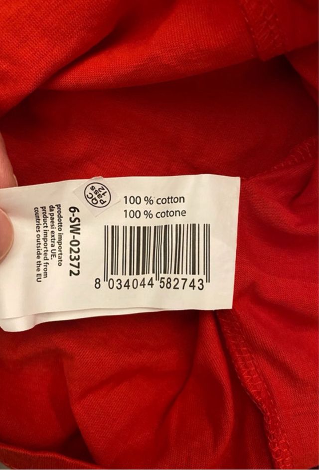 Maglietta cotone Ufficiale Mantova Calcio Taglia Perfetta per Giovani Tifosi!