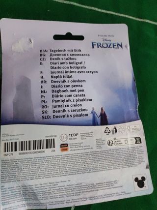 Diario Frozen con Penna - Nuovo