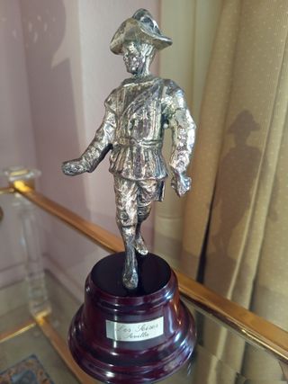 Figura Seise de Sevilla: Bronce plateado