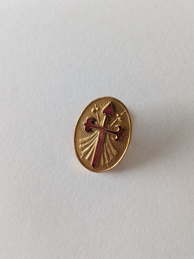 Pin Camino Santiago: Insignia de ojal