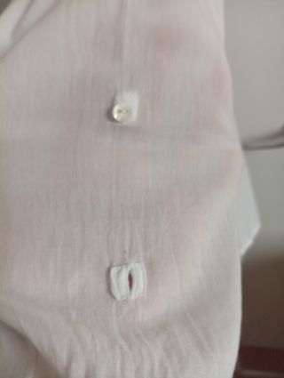 Camicia bianca estiva in cotone