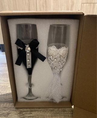 Coppia di calici matrimonio