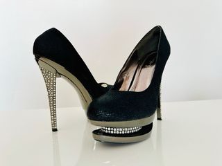 Zapatos de tacón de aguja con plataforma - 12 cm