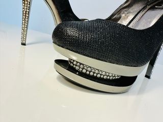 Zapatos de tacón de aguja con plataforma - 12 cm